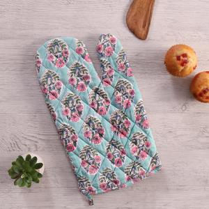 Gants de travail en tricot de sécurité à la main en coton imprimé multicolore, lavables et résistants, les plus vendus - Product Image 2