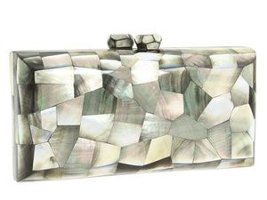 กระเป๋าถือคลัทช์ฝังมุกสีขาวดีไซน์ดีที่สุดทำมือแฟชั่นโดย aaliyan impex สำหรับผู้หญิงและผู้หญิง - Product Image 3