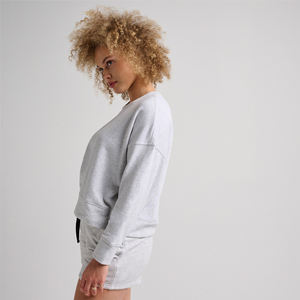 Fabricant OEM personnalisé 2024 polaire hauts surdimensionnés femmes pull en gros recadrée sweats personnalisés pour les femmes - Product Image 3