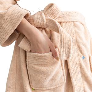 New Design Custom LOGO Soft Thicken Plush Microfiber Fleece Kimono Collar Bathrobe Unisex <b>Bath</b> Robes for Women Pajamas - Product Image 4