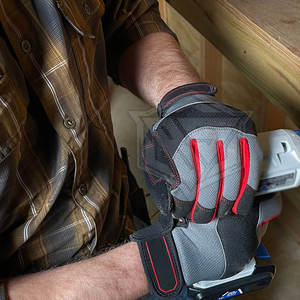 ถุงมือช่างทำจากหนัง ราคาถูก น้ำหนักเบา ถุงมือช่างแบบใหม่ - Product Image 6