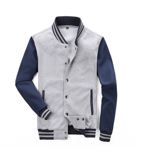 Veste universitaire pour homme en laine et cuir, imperméable et coupe-vent, personnalisable avec logo et couleurs, pour l'hiver, vente en gros, idéale pour les équipes et les clubs scolaires. - Product Image 3