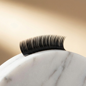 Extensions de cils PBT 0.07C en bande complète, cils coréens de qualité supérieure, personnalisés, naturels, sans cruauté, fabriqués à la machine, bande transparente invisible pour - Product Image 1