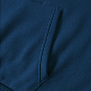 Sweat-shirt décontracté à logo personnalisable OEM, 100% coton, tissu en molleton tissé, anti-rétrécissement, impression en relief, teinture unie, hiver - Product Image 5