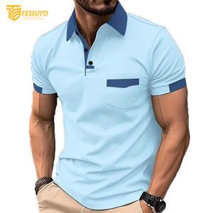 Hombres de alta calidad para Polo Último diseño Ropa informal transpirable Bajo MOQ Personalizado Tallas grandes Opciones personalizables - Product Image 6