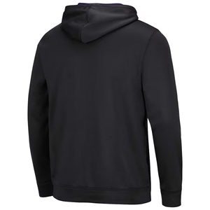 Sudadera con capucha negra sólida de invierno de la Universidad de Kentucky con el logotipo de los Wildcats morados forrado y bordado Official Fan Gear - Product Image 4