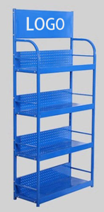 MAHESH FABRICTOR MF-54S8545 Estante Metálico Modular Personalizado para Supermercado, Exhibidor de Lubricantes Automotrices, Fácil Instalación en Mostrador - Product Image 4