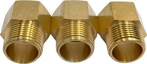 Adaptador Macho a Hembra de Latón AOL, Personalizado, 1/4'', 1/2'', 3/4'', BSP NPT GHT, Accesorio para Agua Potable, Sin Plomo, Reductor de Baja Presión - Product Image 4