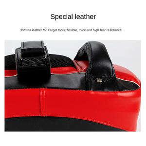 Boucliers de coup de pied sportifs de marque de distributeur personnalisés incurvés grands boucliers de frappe de boxe thaïlandaise Taekwondo MMA Kickboxing - Product Image 3