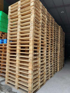 2025 New Pine 1200x800 EPAL Palé estándar europeo de madera de doble cara Entrada de 4 vías para uso industrial Venta mundial barata - Product Image 5