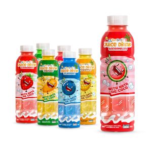 น้ำมะนาวซันสไมล์ 500 มล. พร้อมเนื้อมะพร้าว บรรจุขวดแก้ว ขายส่ง รับผลิตแบบ OEM แบรนด์ส่วนตัว ผลิตในเวียดนาม - Product Image 3