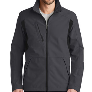 Veste d'hiver à capuche imperméable et respirante à fermeture éclair pour hommes de taille plus en gros OEM personnalisable haute qualité rempli de duvet - Product Image 1