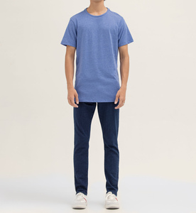 เสื้อยืดผ้าฝ้ายโอเวอร์ไซส์สีล้วนแบบกำหนดเองเสื้อยืดผ้าฝ้ายขนาดใหญ่ - Product Image 1