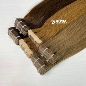 Extensions de cheveux à bandes adhésives de qualité supérieure, 100% cheveux humains vierges vietnamiens, super double drawn, fourniture directe d'usine - Product Image 2