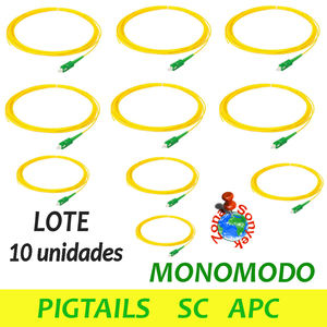 Conector de Fibra Óptica Monomodo SC APC - Product Image 1