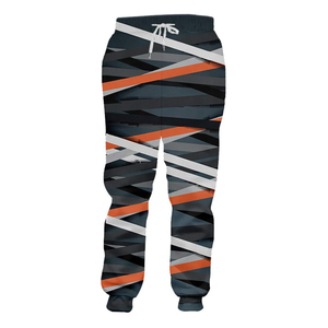 100% poliéster logotipo personalizado diseño sublimación lienzo recto gimnasio Fitness correr todo impreso alta calidad Joggers - Product Image 4