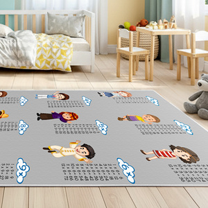 Mimoza Educational <b>Chenille</b> Kids <b>Rug</b> Multiplication Table Carpet Learning Math Classroom Nursery Playroom PET Friendly Non-Slip - Product Image 4