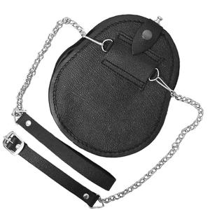 Sporran traditionnel écossais en fourrure de lapin avec broderie et glands élégants pour kilt formel - Product Image 4