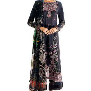 Cosido sin costuras paquistaní nuevos diseños señoras Shalwar Kameez vestido de mujer/último vestido de fiesta de moda - Product Image 1