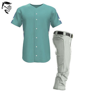 2025 nouveau Design haute qualité Baseball uniforme respirant ensembles avec motif solide en gros Sublimation costume - Product Image 1