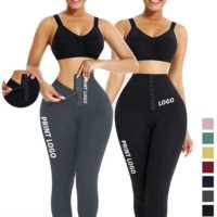 Leggings Deportivos de Invierno para Gimnasio, Transpirables, Antibacterianos, Resistentes a Desgarros, 240g, Tejido de Punto, Cintura Alta Personalizable para Mujer