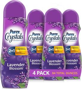 Cristaux Purex, booster de parfum pour le lavage, fleur de lavande, 21 oz (paquet de 4), fraîcheur longue durée et technologie d'élimination des odeurs - Product Image 4