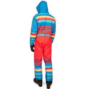 Traje de Esquí Personalizado 2026 con Paneles de Color, Chaqueta Impermeable y Transpirable de 240g con Cremallera Completa, Estilo Retro Unisex para Invierno - Product Image 2