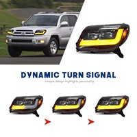 Nouveaux phares de projecteur LED de remplacement LUMA avec feux de jour LED pour Toyota 4Runner Hilux Surf 4ème génération 2006-2009