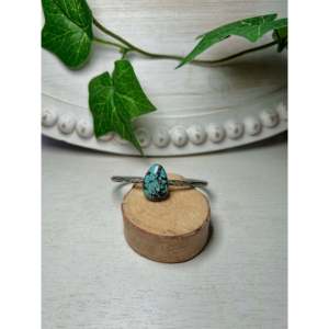 Navajo Handmade Egyptian Turquoise & Sterling <b>Silver</b> Fashion <b>Cuff</b> <b>Bracelet</b> - Product Image 1