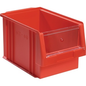 Boîte de rangement en plastique rouge LA-KA-PE PLK L330xW213xH200mm en matériau PP - Product Image 4