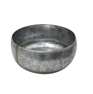 Unique Design Iron Round Shaped <b>Serving</b> Salad <b>Bowl</b> Rough Nickel Fruits <b>Serving</b> <b>Bowl</b> for Kitchen & Tabletop Handmade - Product Image 1