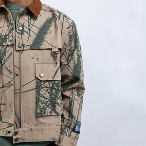 Chaqueta de lona impermeable de alta calidad para uso en exteriores para hombres con tela de poliéster suave reflectante de alta visibilidad para primavera - Product Image 6