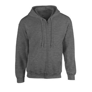 Personalizado Sudadera con capucha en blanco hombres streetwear de alta calidad de gran tamaño de algodón de peso pesado cremallera Sudadera con capucha fabricante - Product Image 1