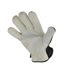 Gants en cuir de sécurité en peau de vache fabriqués à la main par OEM Gants de travail en cuir véritable personnalisés - Product Image 6