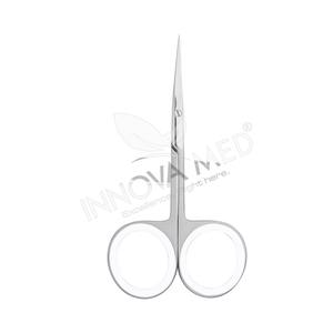 Tijeras afiladas para cutículas delgadas con cuchillas curvas de acero inoxidable de grado quirúrgico hechas a mano con precisión para recortar manicura - Product Image 3