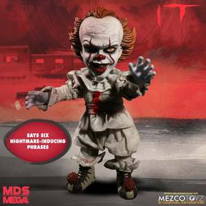 Muñeco Parlante de Pennywise de Stephen King, ES 15', Mega Scale, Funciona con Pilas, 30 cm, Modelo de Vinilo, Juguete para Niñas - Product Image 4