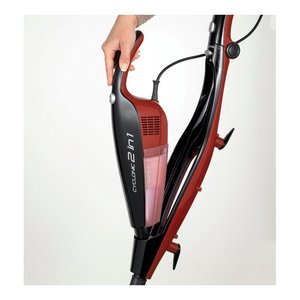 Escoba eléctrica con cable Evo 2 en 1, 600W, rojo y negro, contenedor de polvo de 800 ml sin bolsa, cepillo multifunción, cepillo para sofá, lanza - Product Image 2