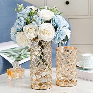 Plantas de flores de Metal con contenedor negro, Decoración de mesa hidropónico para soporte de flores, novedad - Product Image 4