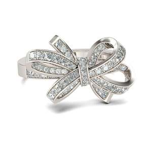 Jeulia <b>Gold</b> Plated Sterling Silver Bowknot <b>Jewelry</b> <b>Set</b> with Pearl and Diamond Accents - Product Image 2