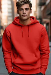 Sudadera con capucha Premium 400GSM para hombre, estampado de logotipo personalizado, ropa informal de calle alta ODM, bolsillo de canguro, capucha sólida, etiqueta de cuello personalizada - Product Image 4