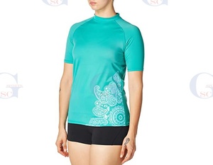 <b>Top</b> on Sale High Quality Short Sleeve Rash Guards for Women Custom Made Martial Arts NO GI Rash Guards for Men and Women Shirts - Product Image 2