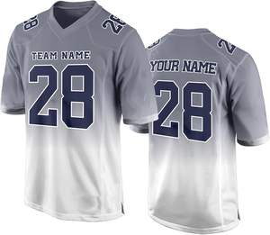 Conjunto de camiseta personalizable de fútbol americano para equipos de jóvenes y adultos cómodo transpirable y duradero con mangas cortas - Product Image 1