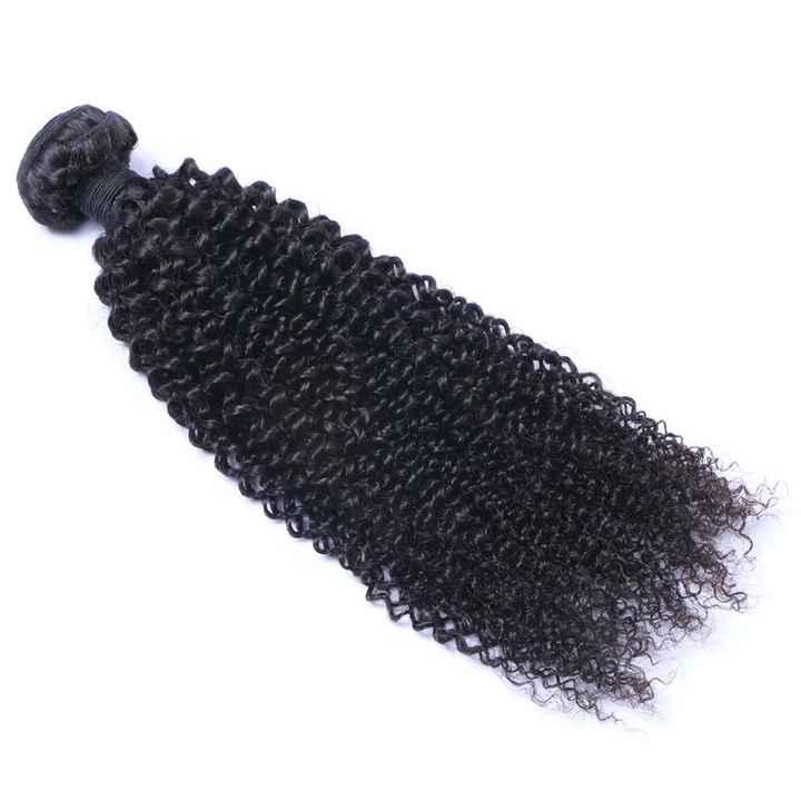 Top-Quality Virgin Cambodian Curls  Natural Hair Weft Ponytails for Stylish Extensions