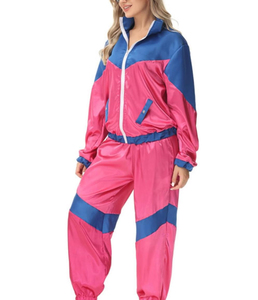 Nuevo Conjunto Deportivo de Dos Piezas para Mujer, Chaqueta Cortavientos con Cremallera Personalizada y Pantalones, con Logotipo Personalizado - Product Image 1