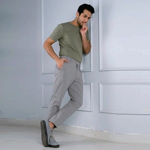 Nueva llegada 2023 Pantalones chinos de zinc para hombre delgado al por mayor de encargo de los hombres casuales lisos OEM bolsillos mar XXS China Technics ARTÍCULO LARGO volar - Product Image 6