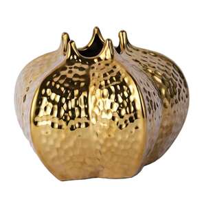 Jarrón redondo con forma de Matka, jarrones hechos a mano de hierro para el hogar, jarrones decorativos para sala de estar, decoración del hogar, Fabricante Mayorista exportador - Product Image 4