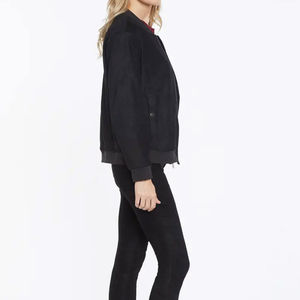 <b>Top</b> Trendy 2024 New Fashion Breathable Plus Size Women's Bomber Jacket Casual Wear With Plain Dyed Technique - Product Image 5