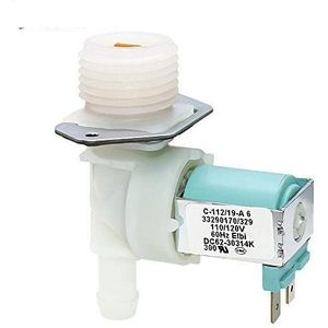 Válvula de Entrada de Agua Eléctrica DC62-30314KCM para Lavadoras, Plástico, 60Hz, Reemplaza DC62-30314K, Frecuencia 60Hz - Product Image 3
