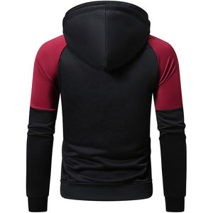 Sudadera con capucha de peso pesado para hombre 100% algodón logotipo personalizado talla grande patrón sólido invierno liso teñido con bolsillo lateral con cremallera - Product Image 2