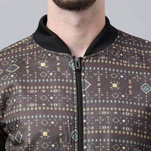 Custom Printed Logo Windproof Unisex Bomber <b>Jacket</b> Canvas Hooded Winter Full Zipper OEM Service High Quality with Oem Service - Product Image 4